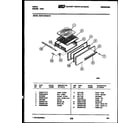 Tappan 30DPCDWGN1 broiler drawer parts diagram