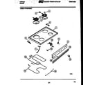 Tappan 37-1039-00-04 cooktop and broiler parts diagram