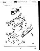 Cooktop and broiler parts