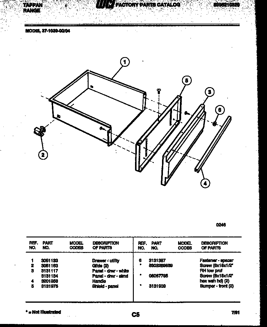 Drawer parts