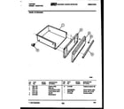 Tappan 31-3349-00-04 drawer parts diagram