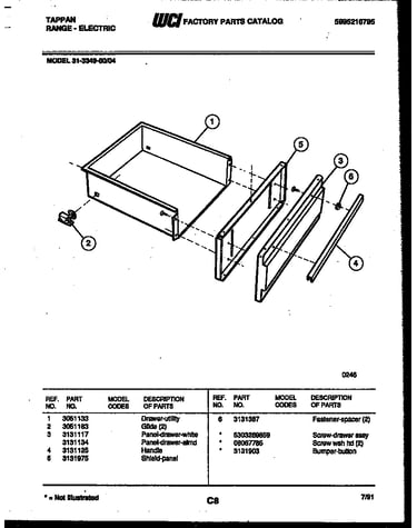 Drawer parts