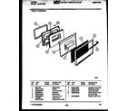 Tappan 31-3349-00-04 door parts diagram