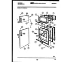 Kelvinator CTN110DKL1 door parts diagram