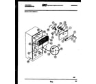 White-Westinghouse CTN110DKL1 system and automatic defrost parts diagram