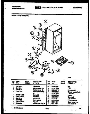 System and automatic defrost parts