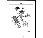 Tappan 95-1781-23-00 shelves and supports diagram