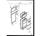 Tappan 95-2181-66-00 door parts diagram