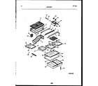 Tappan 95-2181-00-00 shelves and supports diagram
