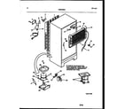 Tappan 95-2181-66-00 system and automatic defrost parts diagram