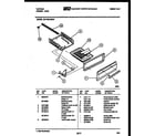 Tappan 30-1049-00-04 broiler drawer parts diagram