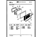 Tappan 30-1049-00-04 door parts diagram
