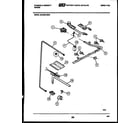 Tappan 30-6239-23-04 burner, manifold and gas control diagram