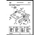 Tappan 32-2639-00-05 cooktop parts diagram