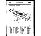 Tappan 32-2639-00-05 broiler drawer parts diagram