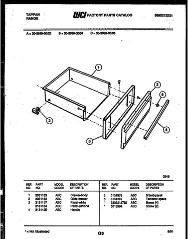 Drawer parts