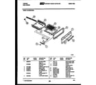 Tappan 30-3350-00-02 broiler drawer parts diagram