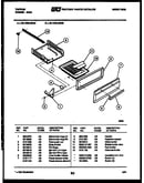 Broiler drawer parts