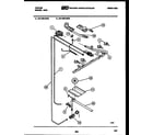 Tappan 32-1009-00-05 burner, manifold and gas control diagram