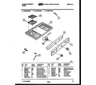 Tappan 30-6539-00-04 cooktop parts diagram
