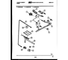 Tappan 30-6539-00-03 burner, manifold and gas control diagram