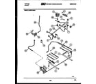 Tappan 30-4979-00-03 burner, manifold and gas control diagram