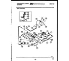 Tappan 36-6262-00-09 burner, manifold and gas control diagram