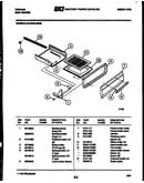 Broiler drawer parts