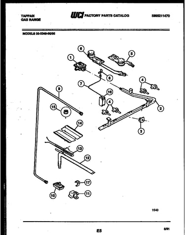 Burner, manifold and gas control