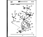 Tappan 30-3979-00-04 burner, manifold and gas control diagram