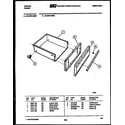 Tappan 30-3979-00-04 drawer parts diagram