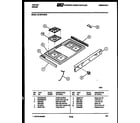 Tappan 30-3979-00-05 cooktop parts diagram