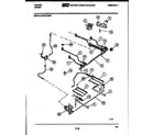 Tappan 30-3979-00-05 burner, manifold and gas control diagram