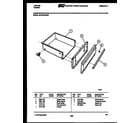Tappan 30-3979-00-05 drawer parts diagram