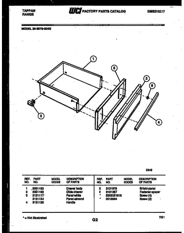 Drawer parts
