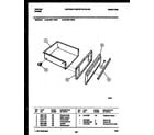 Tappan 30-3851-00-03 drawer parts diagram
