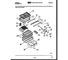 Kelvinator GTL175AH3 shelves and supports diagram