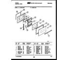 Tappan 12-2299-00-03 door parts diagram