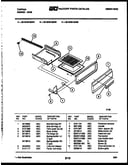 Broiler drawer parts