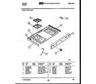 Tappan 30-3979-23-06 cooktop parts diagram