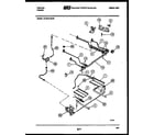 Tappan 30-3979-00-06 burner, manifold and gas control diagram