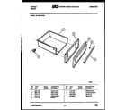Tappan 30-3979-00-06 drawer parts diagram