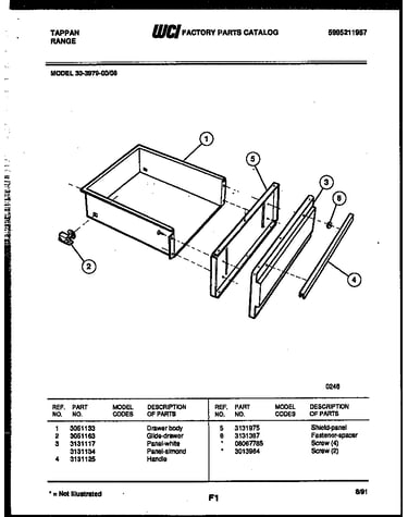 Drawer parts