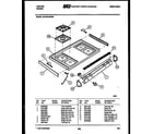 Tappan 30-4979-00-04 cooktop parts diagram