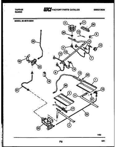 Burner, manifold and gas control