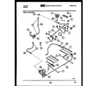 Tappan 30-4990-00-02 burner, manifold and gas control diagram