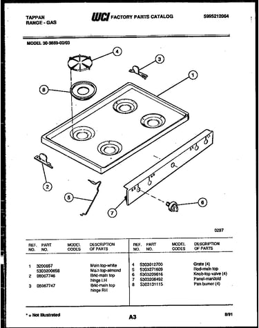 Cooktop parts
