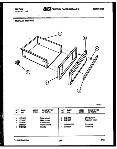 Drawer parts
