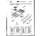 Tappan 30-3349-00-05 cooktop parts diagram