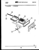 Broiler drawer parts